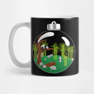 Panda Christmas Bulb Mug